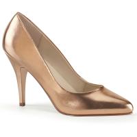 VANITY-420 Pleaser high heels classic pump rose gold metallic matte