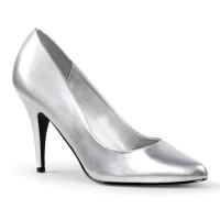 VANITY-420 Pleaser high heels classic pump silver vegan leather