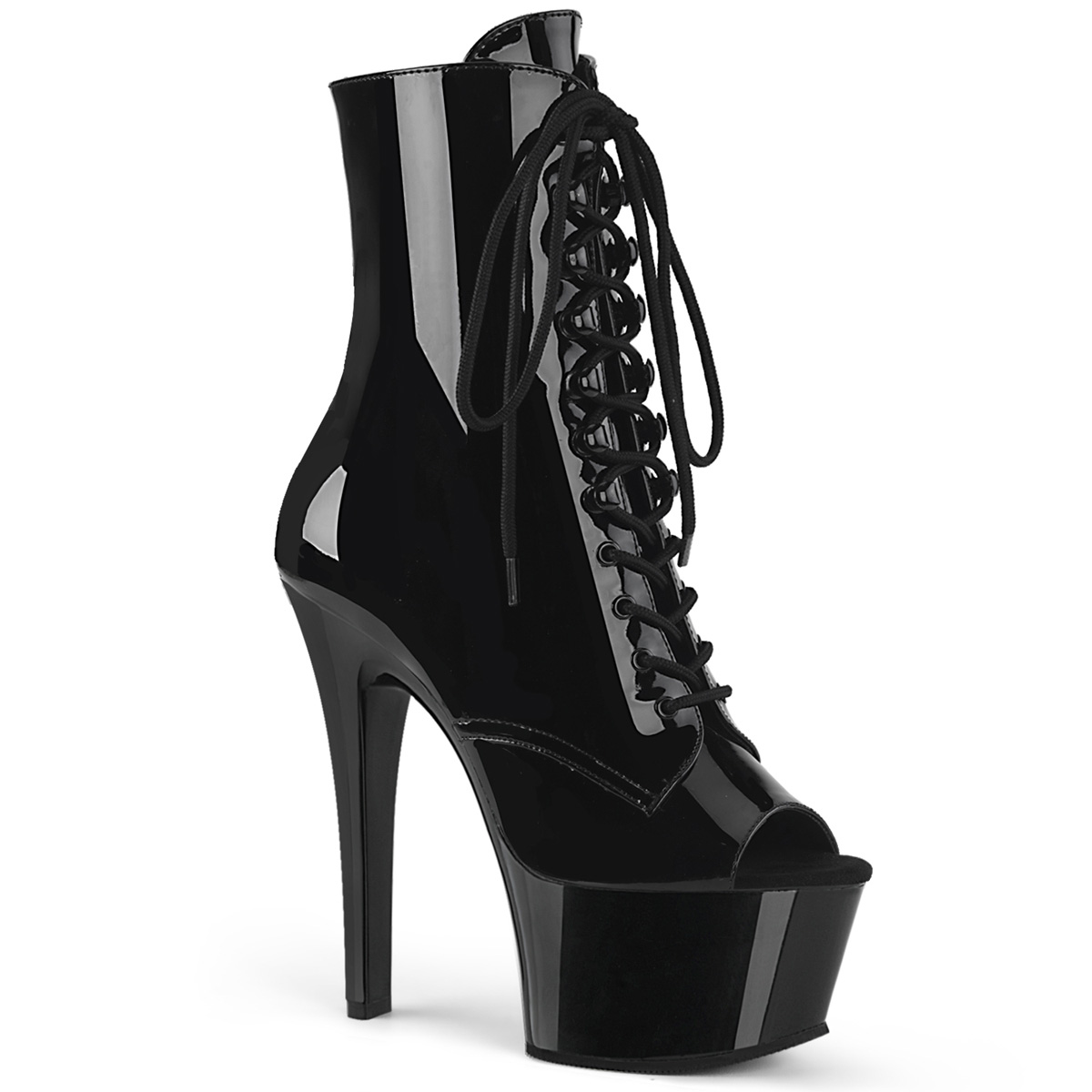 ASPIRE-1021 Pleaser high heels platform open toe ankle boot black ...