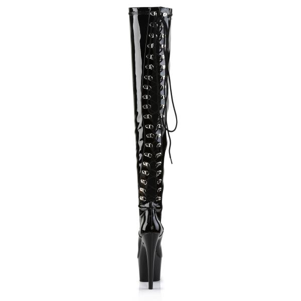 pleaser adore thigh high boots