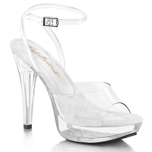 COCKTAIL-506 Fabulicious vegane Damen High Heels transparente Plateausandaletten