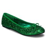 STAR-16G Funtasma ballet glitter flat bow fantasy fairy green glitter